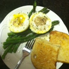 Heavenly Poached Eggs ovah Asparagus