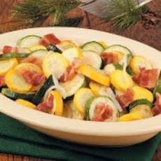 Bacon Squash Saute