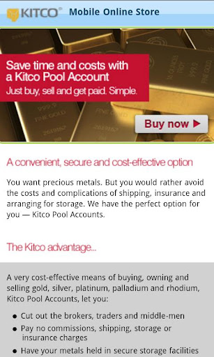 Buy Silver Gold from Kitco