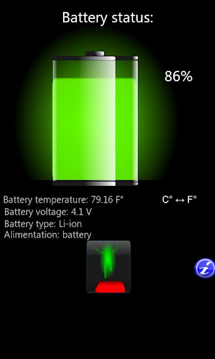 Battery status + Widget