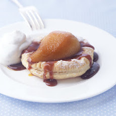 Caramelized Pear Tarts with Cardamom Cream