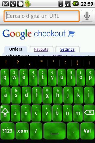 Green Foggy Keyboard Skin