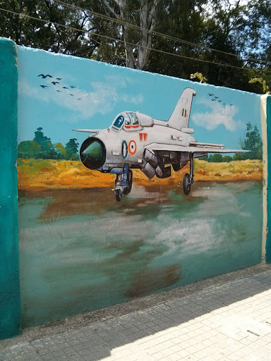 MiG 21 Aircraft Mural