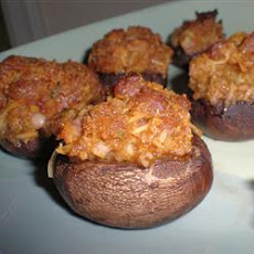 Caroline and Brian's Stuffed Mushrooms