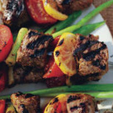Grilled Beef, Tomato and Lemon Kebabs