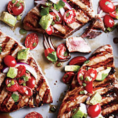 Seared Tuna with Avocado Salsa
