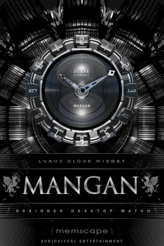 MANGAN Luxury Clock Widget