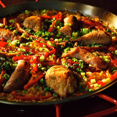 Chicken , Sausage and Red Pepper Paella