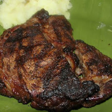 Peppered Rib-Eye Steaks