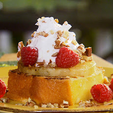 Grilled Pineapple Pound Cake a la Mode