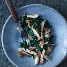 Swiss Chard Braised in Shiitake Butter