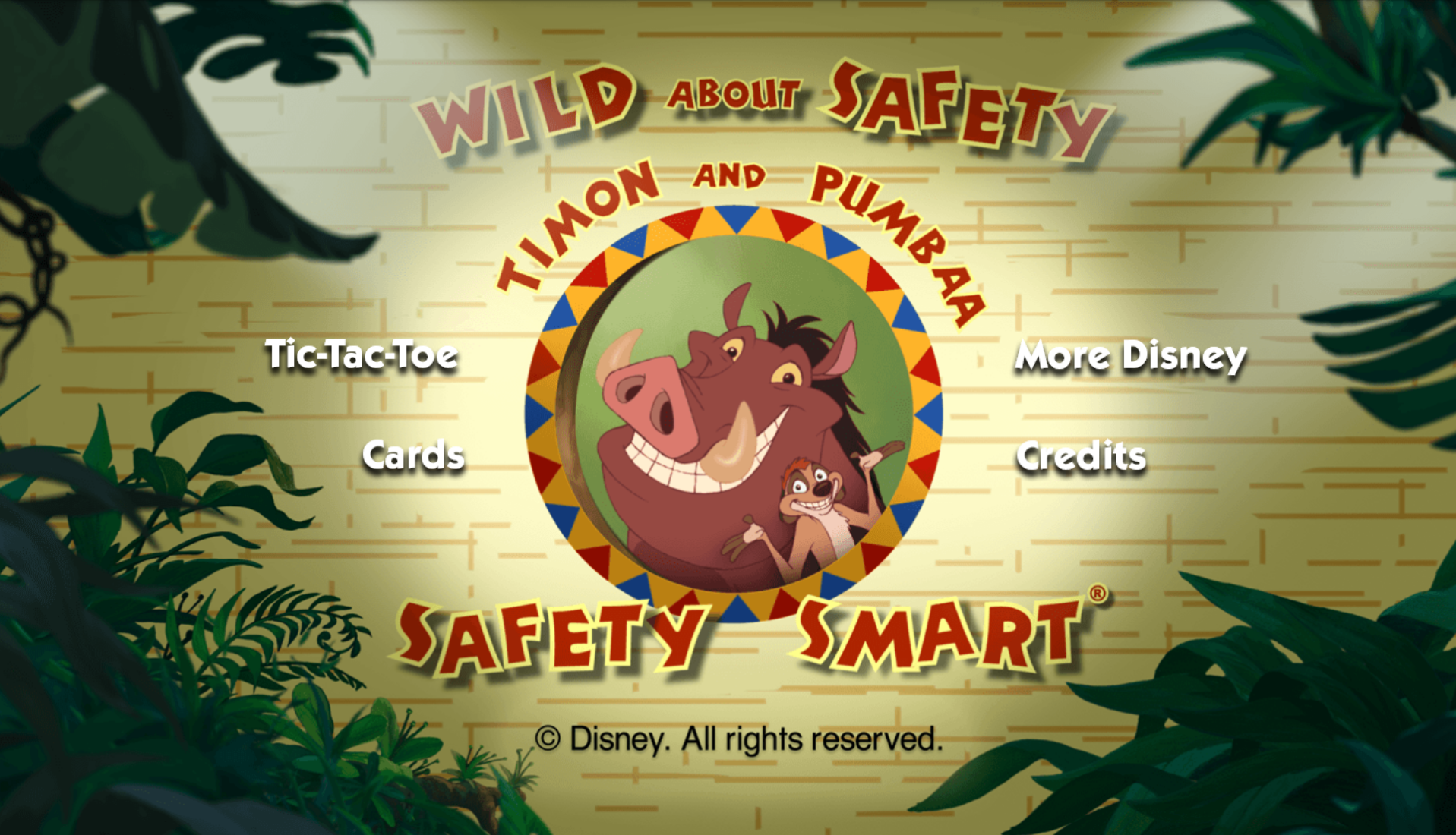 Android application Disney Wild About Safety screenshort