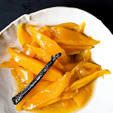 Rum-Spiked Roasted Caramelized Mango