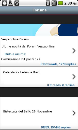 【免費社交App】Vespaonline Mobile Vespa Forum-APP點子