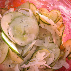 Cool and Creamy Cucumber Salad