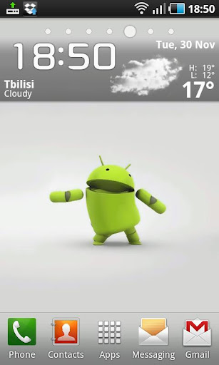 3D Dancing Android Boy LWP