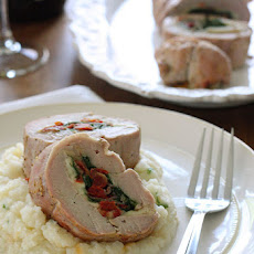 Spinach Prosciutto and Mozzarella Stuffed Pork Tenderloin