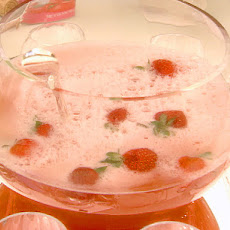 Strawberry Champagne Punch