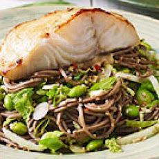 Soba Salad & Teriyaki Black Cod