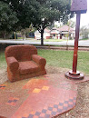 Rutter Park Couch and Lamp