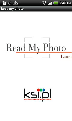 Read my photo - Laura