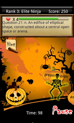 【免費解謎App】Vocab Ninja - Halloween Full-APP點子