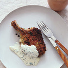 Breaded Pork Chops with Sage Cream Gravy