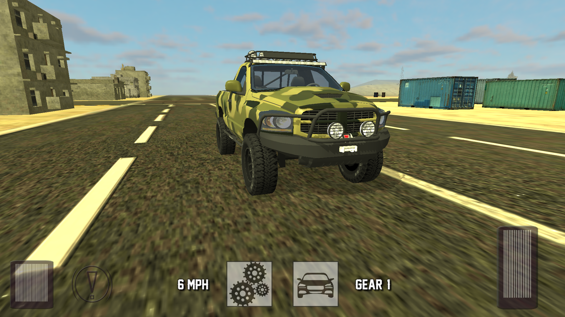 Android application 4x4 Mountain Racer screenshort