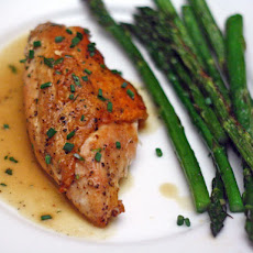 Susan Spicer's Pan-Roasted Chicken Breast with Vinegar, Mustard, and Tarragon