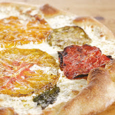 Oven-Dried Heirloom Tomato Pizza