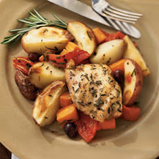 Roasted Chicken Thighs Provençal