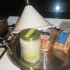 Big Zombie Mustard Chicken Tagine with Couscous