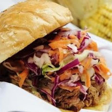 Pork Barbecue Sandwiches with Coleslaw