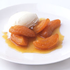 Apricots in Caramel Cognac Sauce