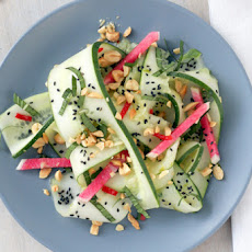 Sesame Peanut Cucumber Salad
