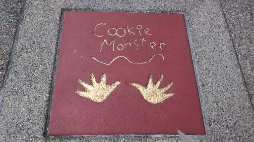 Cookie Monster Hand Prints