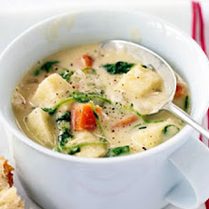 Parsnip, Yam, and Watercress Chowder