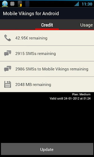 Mobile Vikings Android - Beta