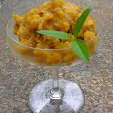 Rustic mango ginger ice...with milkshake option
