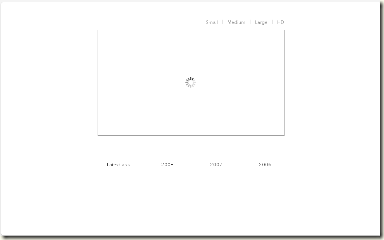 Apple doesn't load ads for Firefox. Yes, this screen would be loading for days on end. 