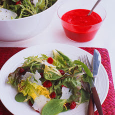 Red-and-Green Salad with Cranberry Vinaigrette