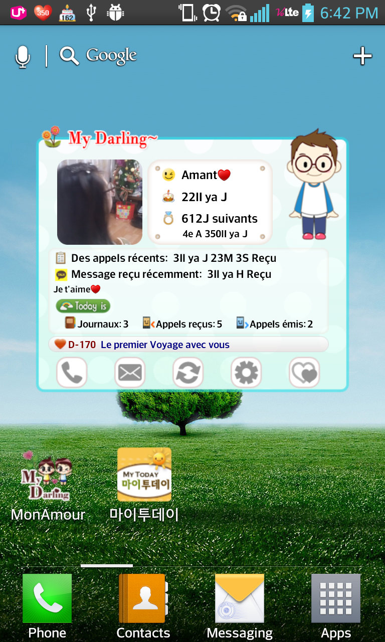 Android application MyDarling - Couple D-day screenshort