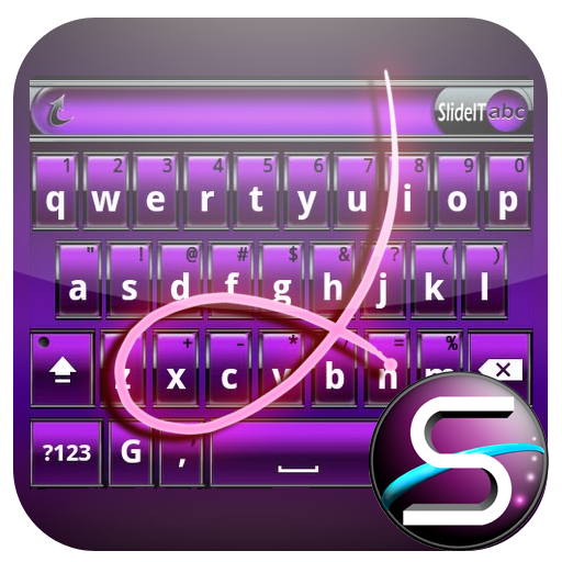 SlideIT Purple Metal Skin LOGO-APP點子