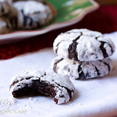 Mexican Mocha Crinkle Cookies