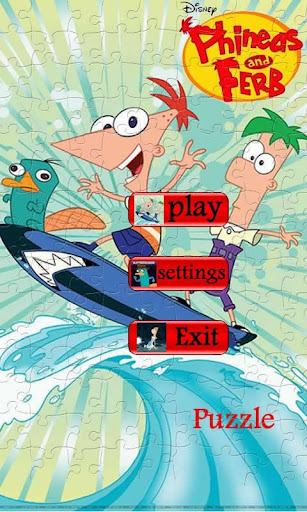 phineas-and-ferb-puzzle for android screenshot