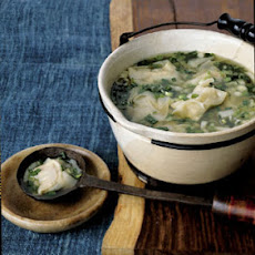 Wonton Soup with Bok Choy