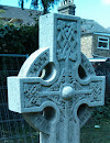 Carved Celtic Cross 