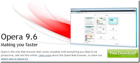 Opera 9.6 Opera 9.6