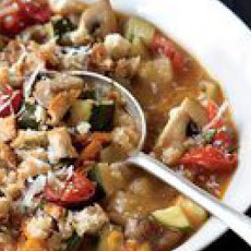 Zucchini Stoup with Herb Breadcrumbs