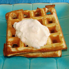 Michael White's Whole-Wheat Peanut Butter Waffles